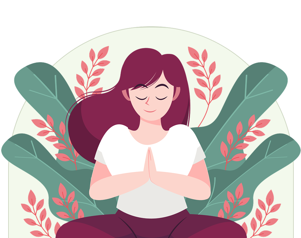 Meditation illustration